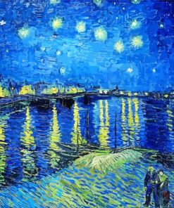 Starry Night Over The Rhone Van Gogh paint by number