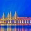Sultan Abdul Halim Muadzam Shah Bridge paint by number