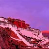 Sunset At Potala Palace China paint by numbers