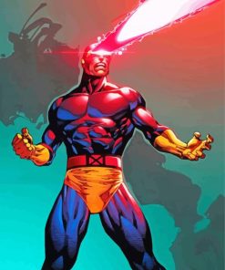 Superheroo Cyclops X Men paint by numbers