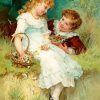 Sweethearts Frederick Morgan paint by numbers