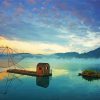 Taiwan Sun Moon Lake At Sunrise paint by numbers