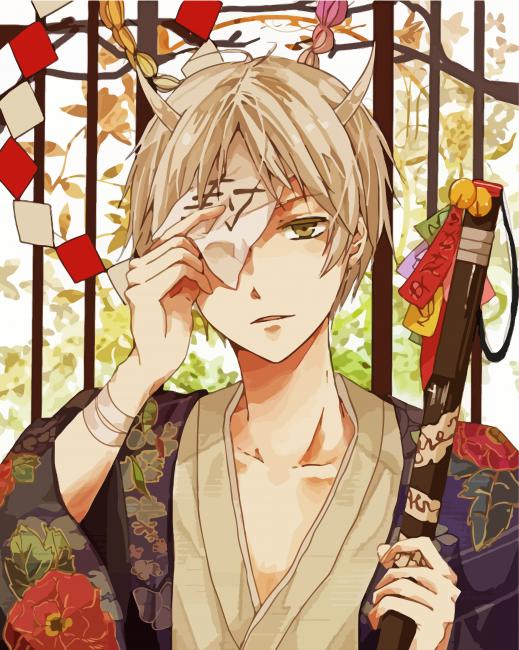 Takashi Natsume Anime Boy paint by numbers