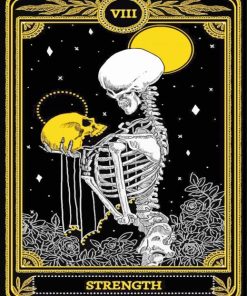 Tarot Skull paint by number