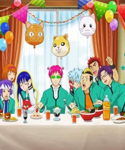 The Disastrous Life Of Saiki K paint by number