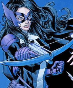 The Huntress Superhero paint by number