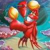 The Little Mermaid Sebastian paint by number