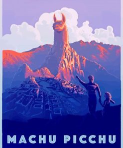 The Machu Picchu Poster paint by number