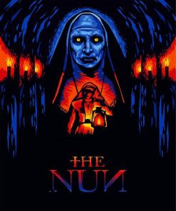 The Nun Movie Poster paint by number