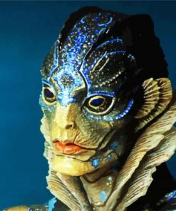 The Shape Of Water Face paint by numbers