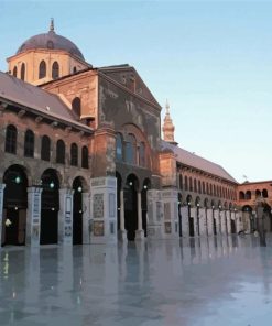 The Umayyad Mosque Damascus Syria paint by numbers