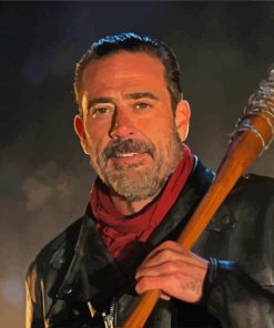 The Walking Dead Negan paint by number