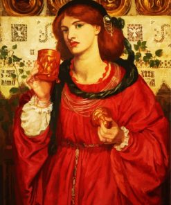 The Loving Cup Rossetti paint by number