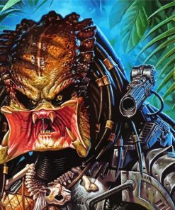 The Predator Movie paint by number