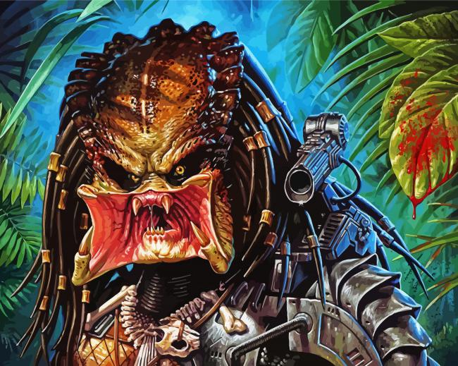The Predator Movie paint by number