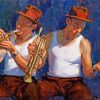 The Trumpet Players paint by number