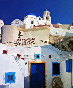 Thera Santorini paint by number