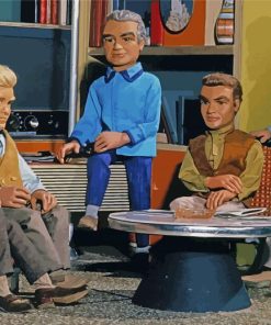 Thunderbirds Serie paint by numbers