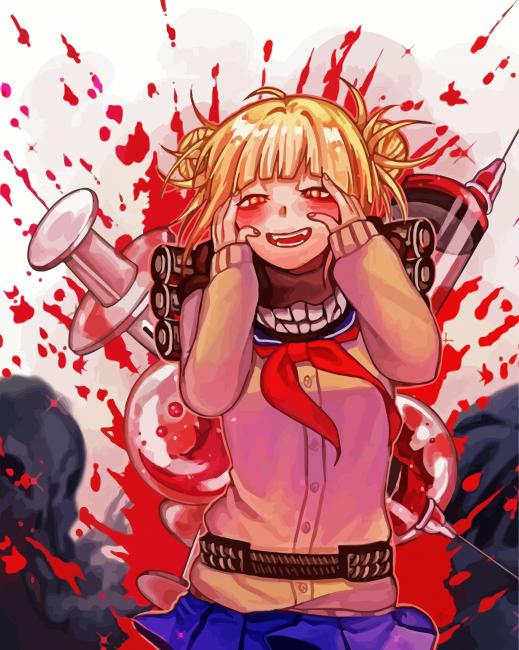 Toga My Hero Academia Anime paint by number