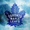 Toronto Maple Leafs Hockey Team Logo paint by numbers
