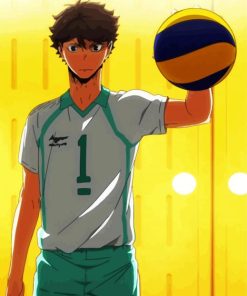 Toru Oikawa Volleyball Player paint by number