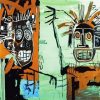 Two Heads On Gold By Jean Michel Basquiat paint by numbers
