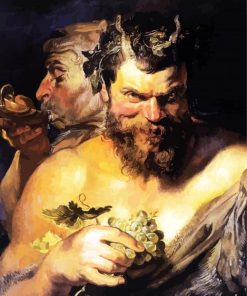 Two Satyrs By Rubens paint by number