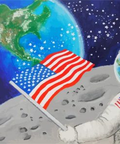 US Nasa Astronaut paint by numbers