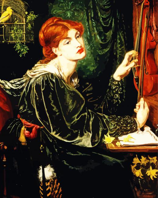 Veronica Veronese Rossetti paint by number