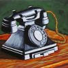 Vintage Phone paint by numbers