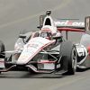 White Indy Race Car paint by number