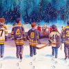 Winter Hockey Match paint by numbers