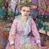 Woman With An Umbrella Lautrec Art paint by numbers