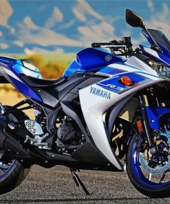 Yamaha R3 paint by number