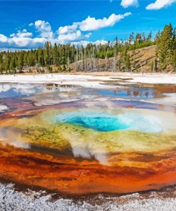 Yellowstone National Park Idaho paint by numbers