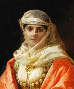 Young Moorish Woman paint by numbers