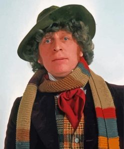 Young Tom Baker paint by numbers