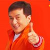 Actor Jackie Chan paint by numbers