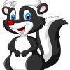 Adorable Skunk paint by number