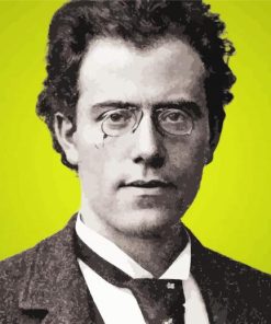 Gustav Mahler Pop Art paint by numbers
