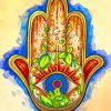 Aesthetic Hamsa Illustration paint by number