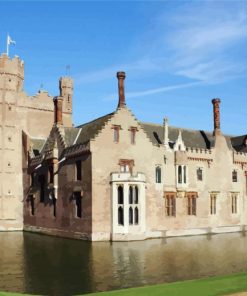 Oxburgh Hall Norfolk Building paint by numbers