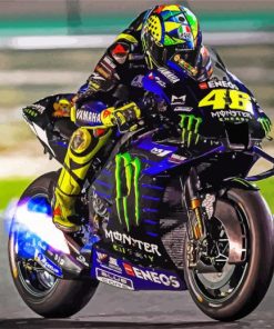 Aesthetic Valentino Rossi paint by number