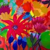 Artistic Flowers Art paint by numbers