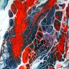 Red Geode Art paint by numbers
