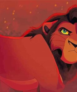 Kovu Anime Character paint by numbers