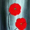 Poppies Flower paint by numbers
