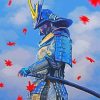 Aesthetic Samurai Warrior paint by number