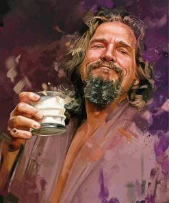 The Dude Lebowski paint by numbers
