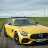 Yellow Mercedes Amg Gt paint by numbers